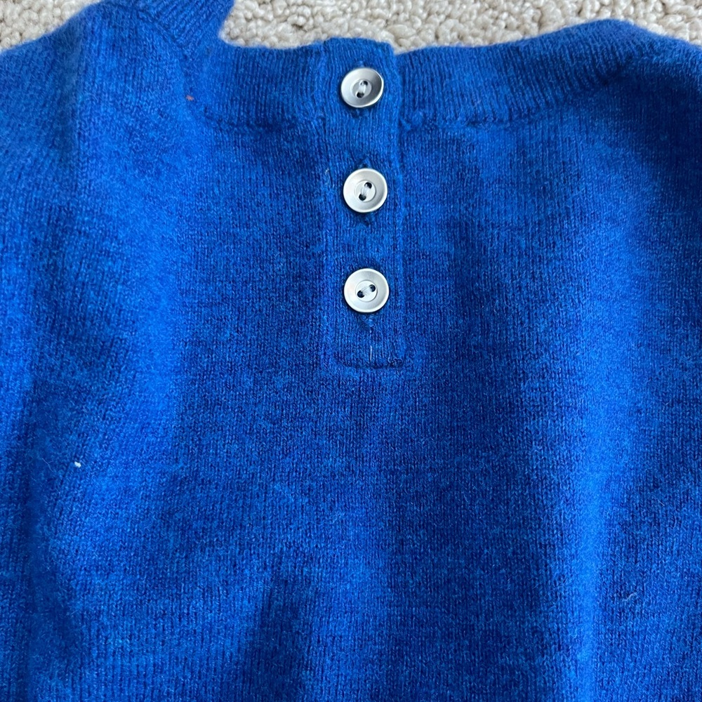Talbots Vibrant Blue Crewneck Sweater - Picture 5 of 5